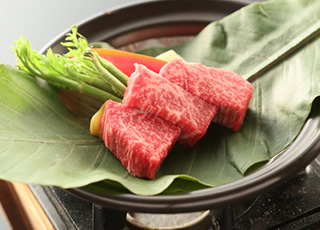 信州牛フィレ肉朴葉焼